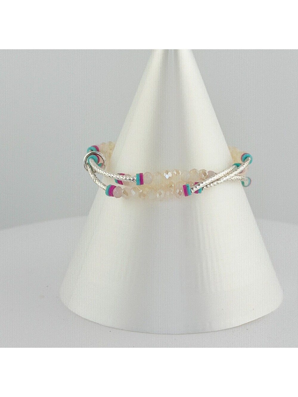 Bomb Party Single Stack Bracelet - on Silver Plating #200